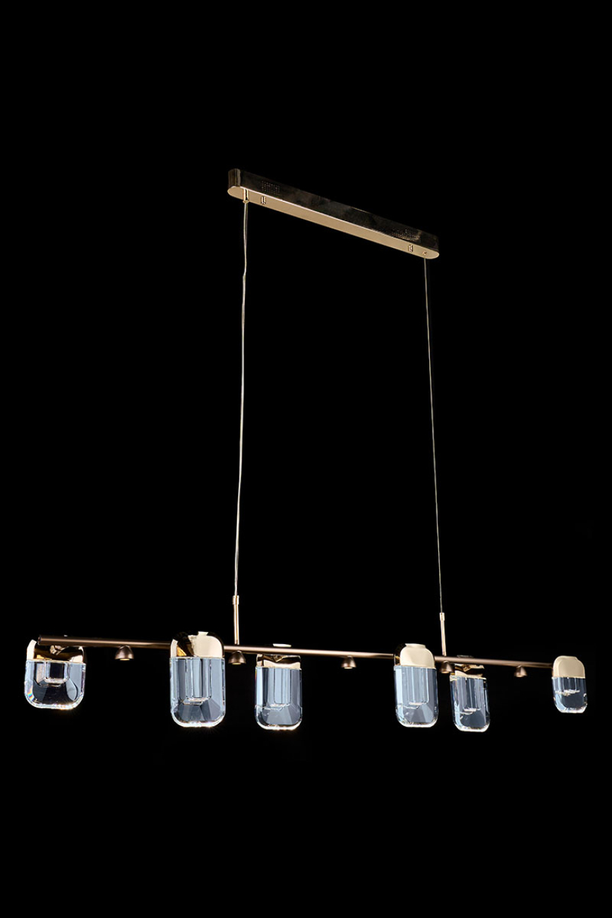 Подвесная люстра natali le7771/6l gold