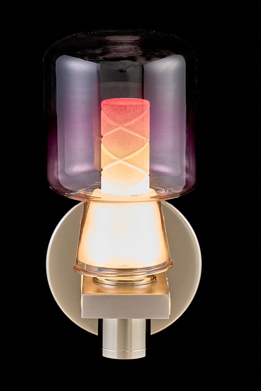 Бра marie le7719/1w nickel