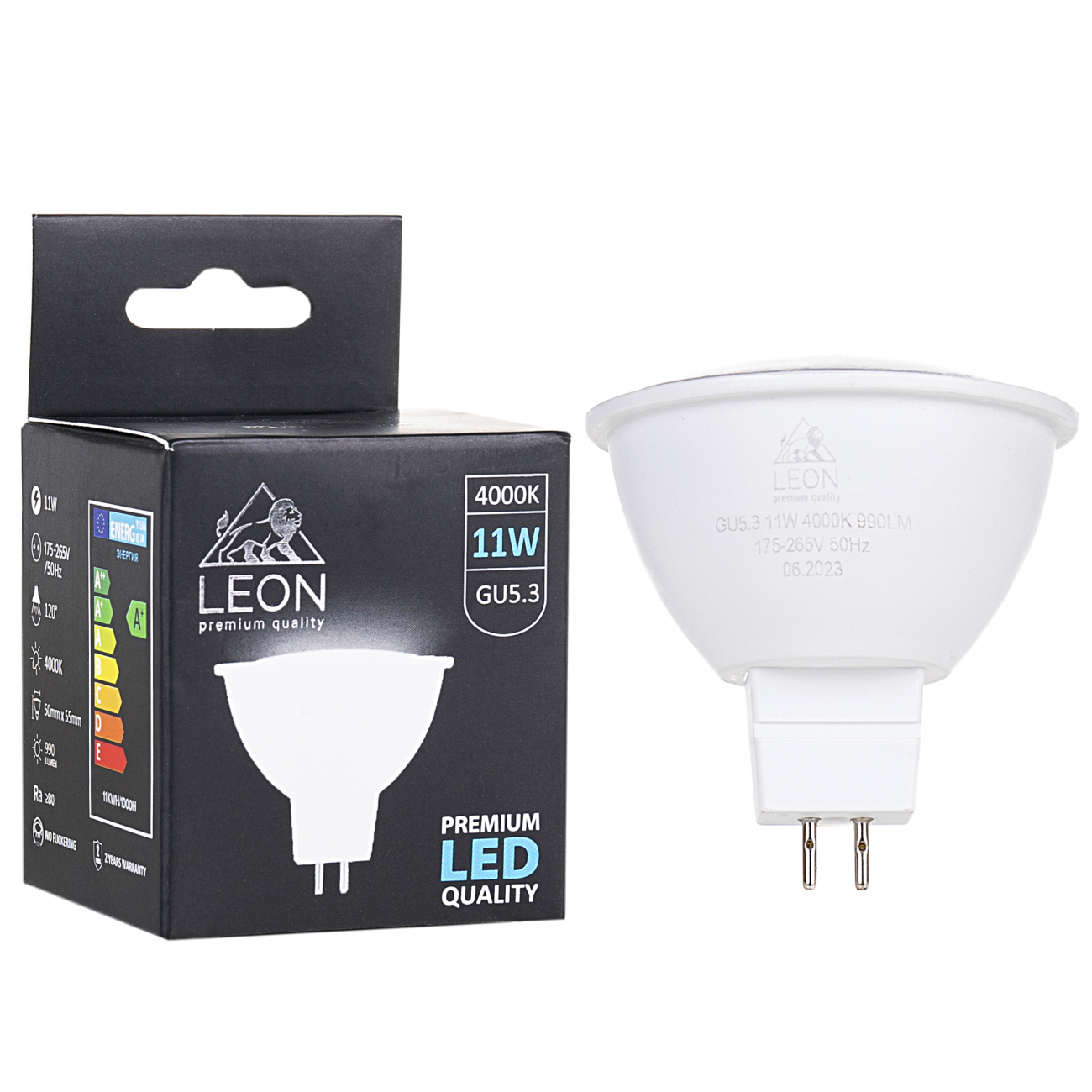 Светодиодная лампа leon le-mr16-11w-4000k
