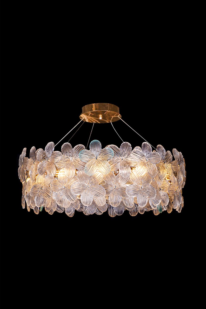 Подвесная люстра fleur le6867/800 gd