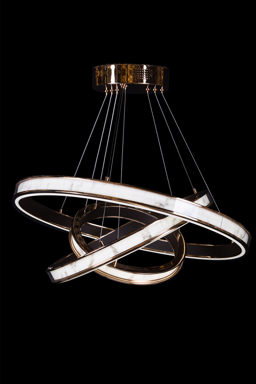 Подвесная люстра christine le7702/800-3k gold