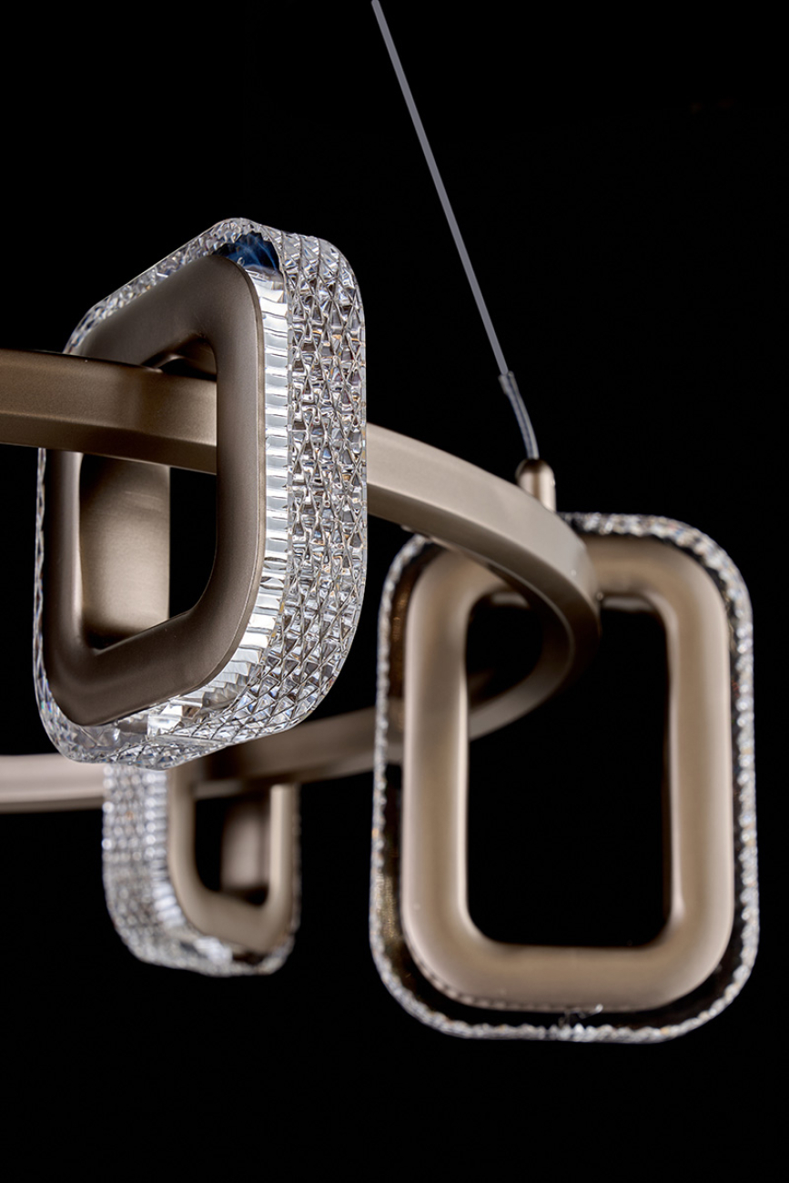 Подвесная люстра theona le7701/6 grey