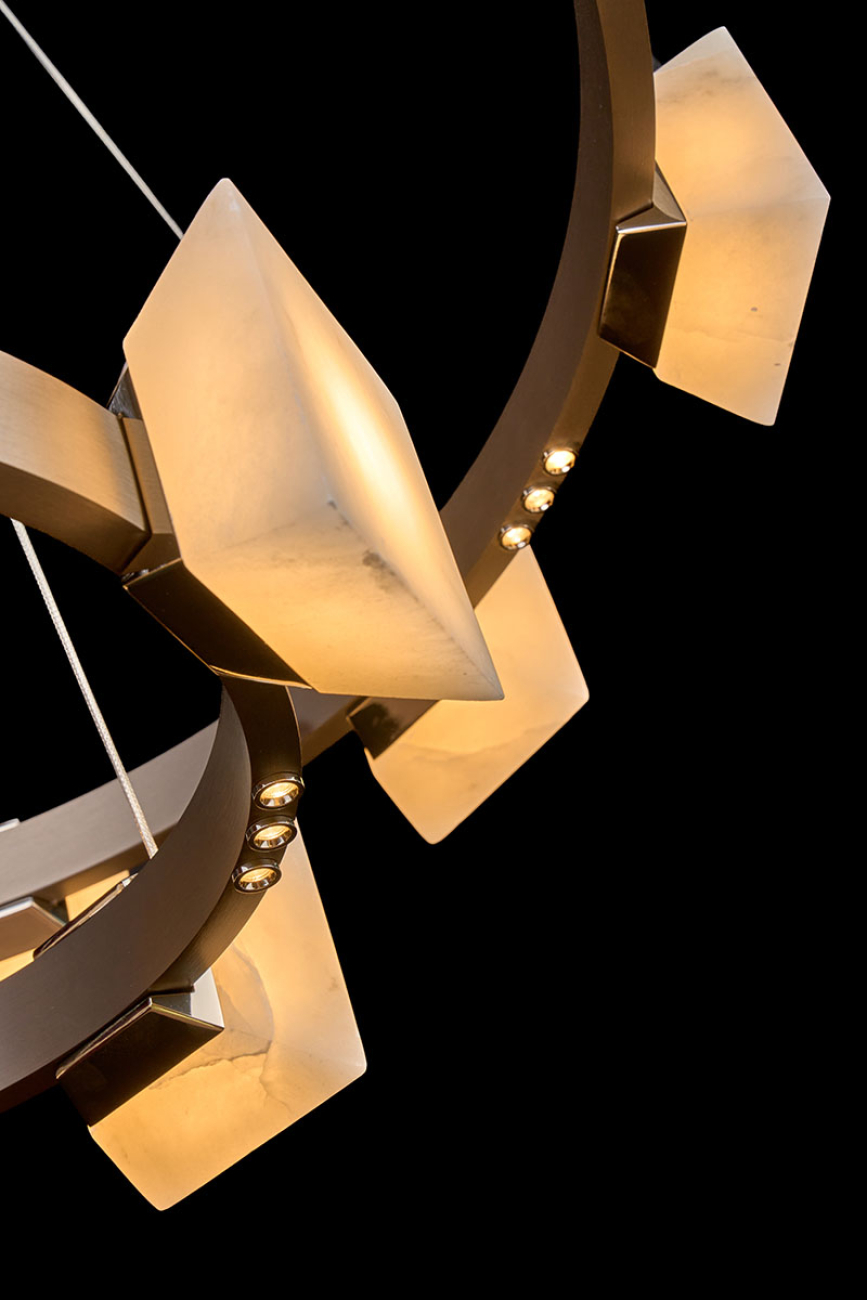 Подвесная люстра tina le7906/10+5 dark grey