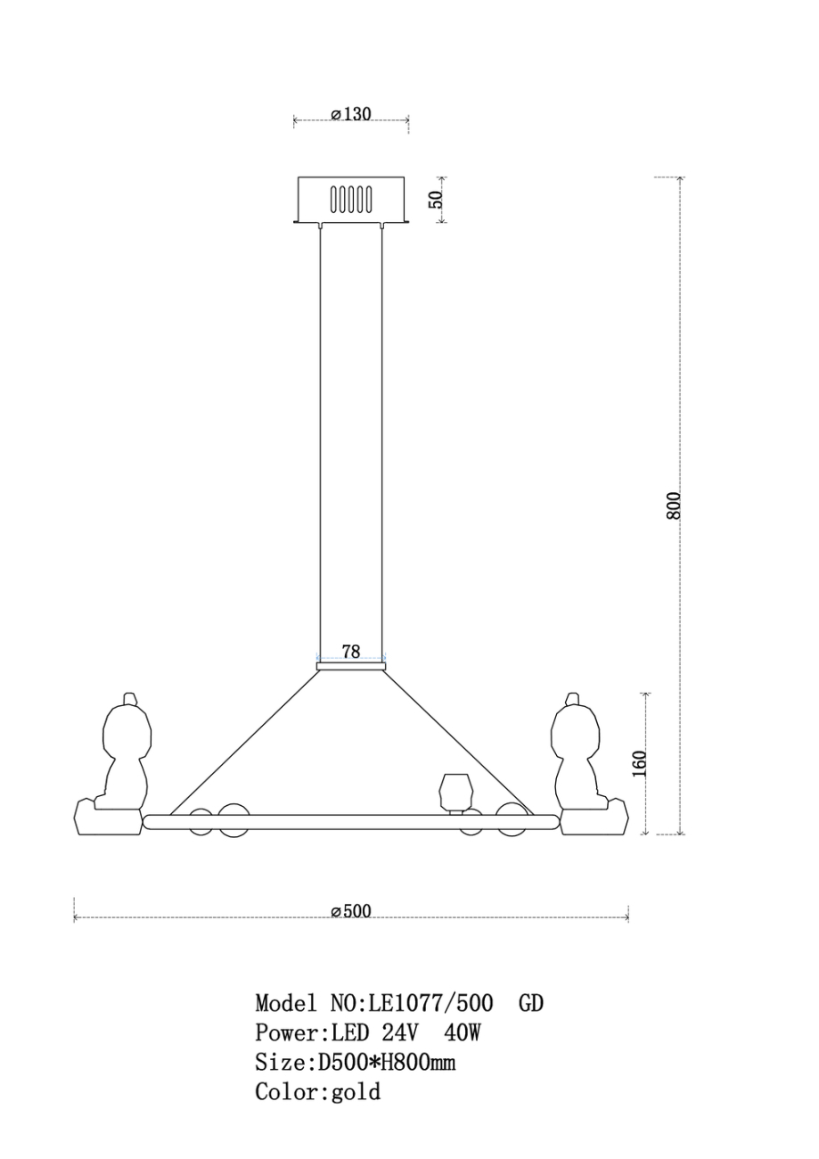 Подвесная люстра sophie le1077/500 bl