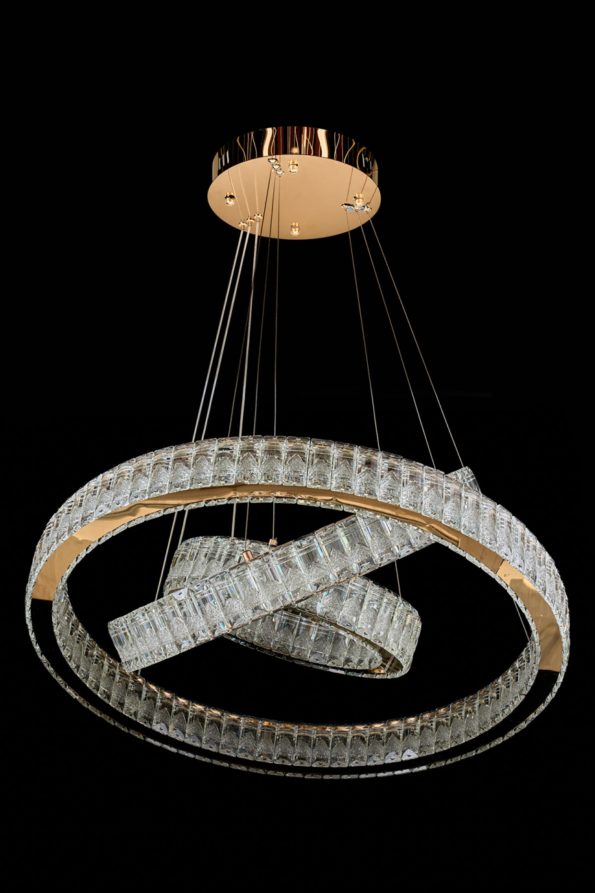 Подвесная люстра delaina le3012/800-3k gd