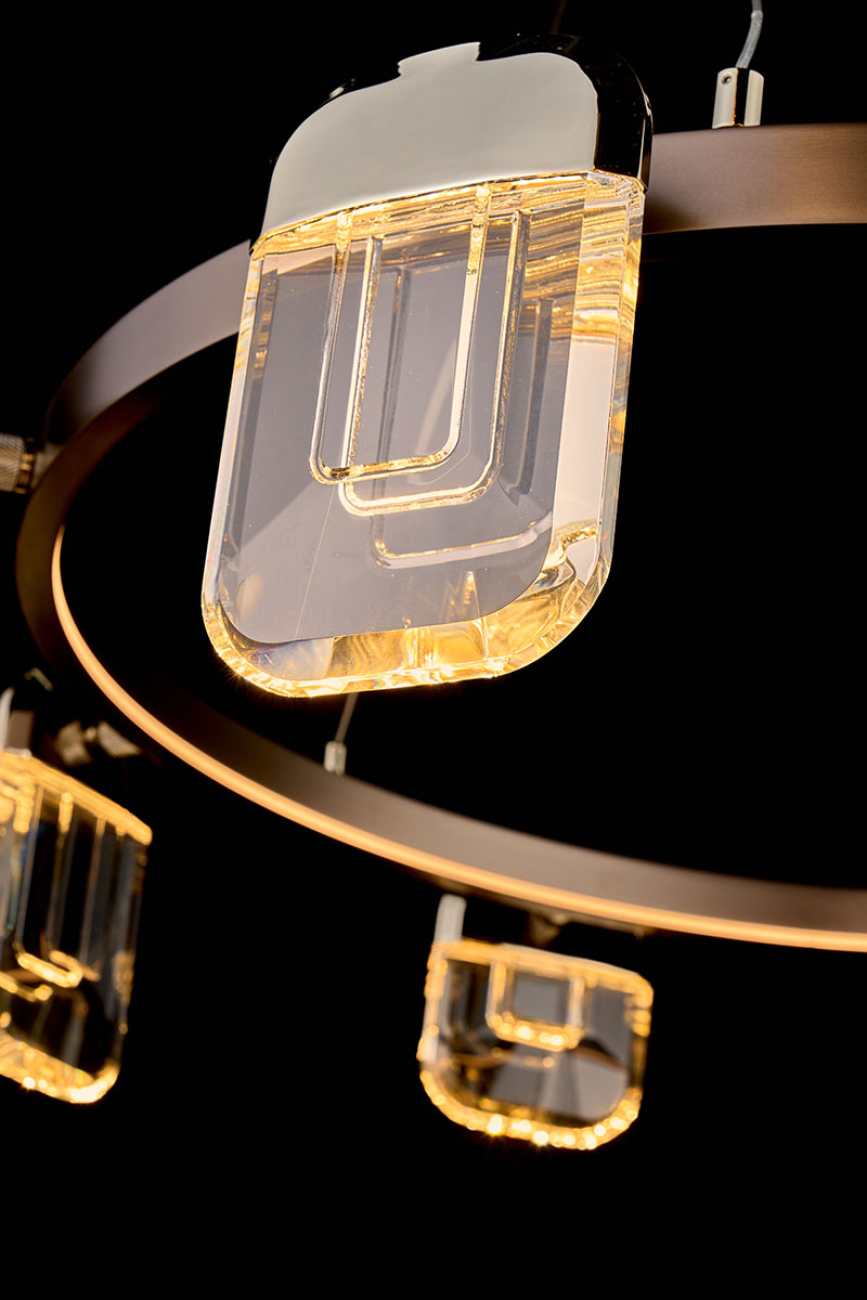 Подвесная люстра natali le7771/6 gold