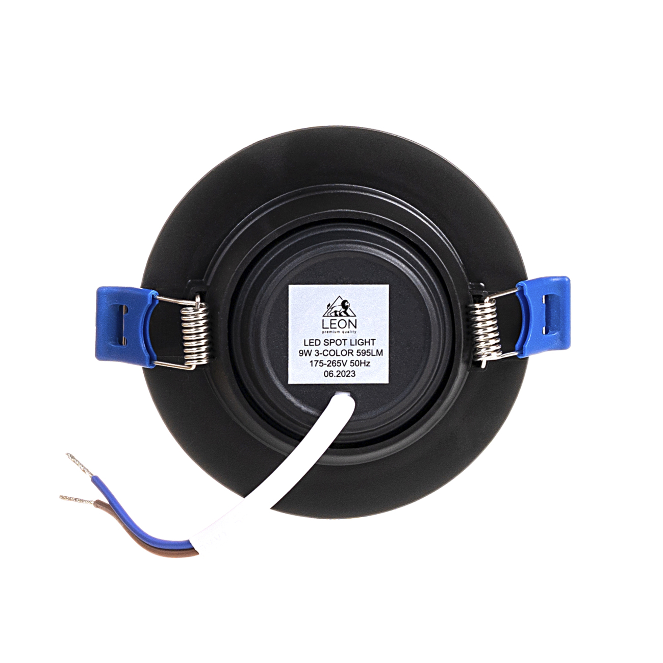 Точечный светильник leon le-spr-bl-9w 3000k & 4000к & 6500k