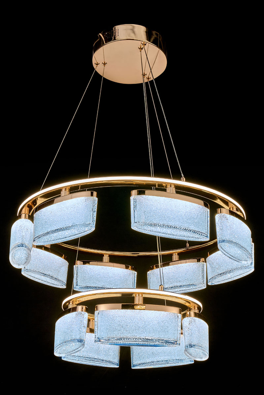 Подвесная люстра indiana le7910/8+5 gold