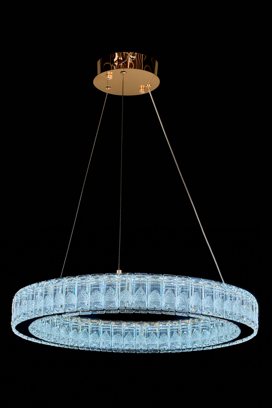 Подвесная люстра delaina le3012/600 gd