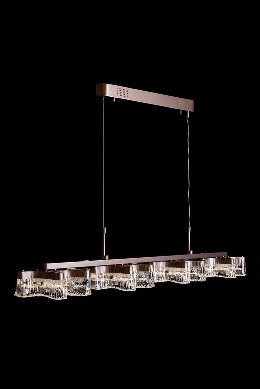 Подвесная люстра recif le7724/1220l grey