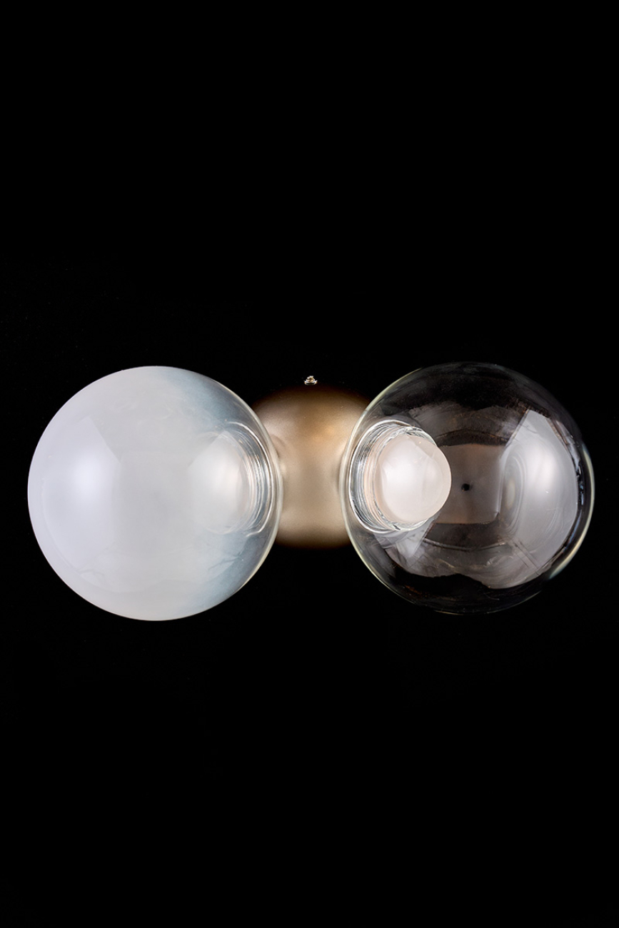 Бра molecule le7723/2w chrome