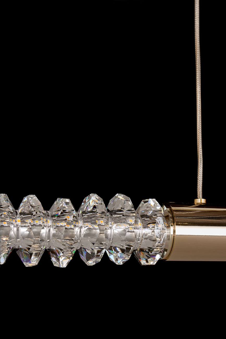 Подвесная люстра tesla le3064/1200l gd