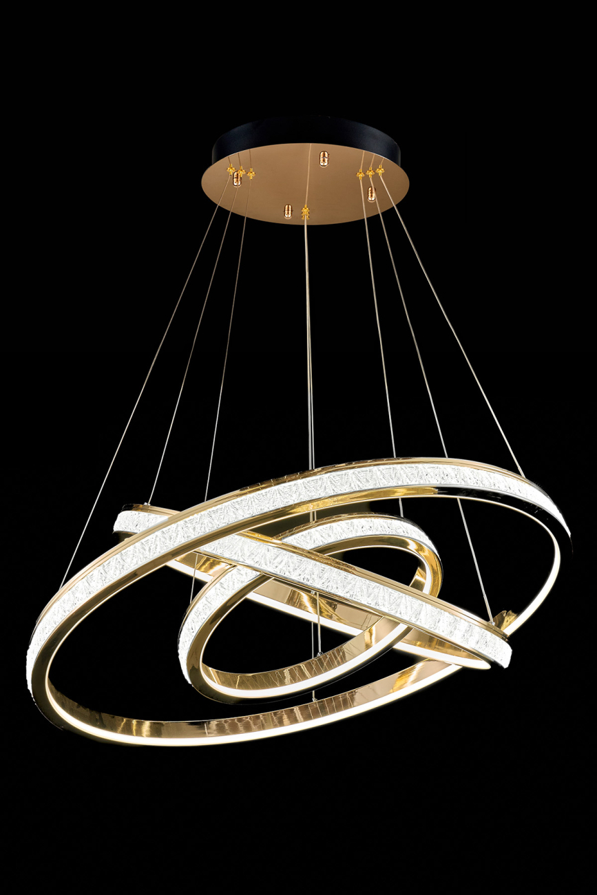 Подвесная люстра aida le7707/800-3k gold