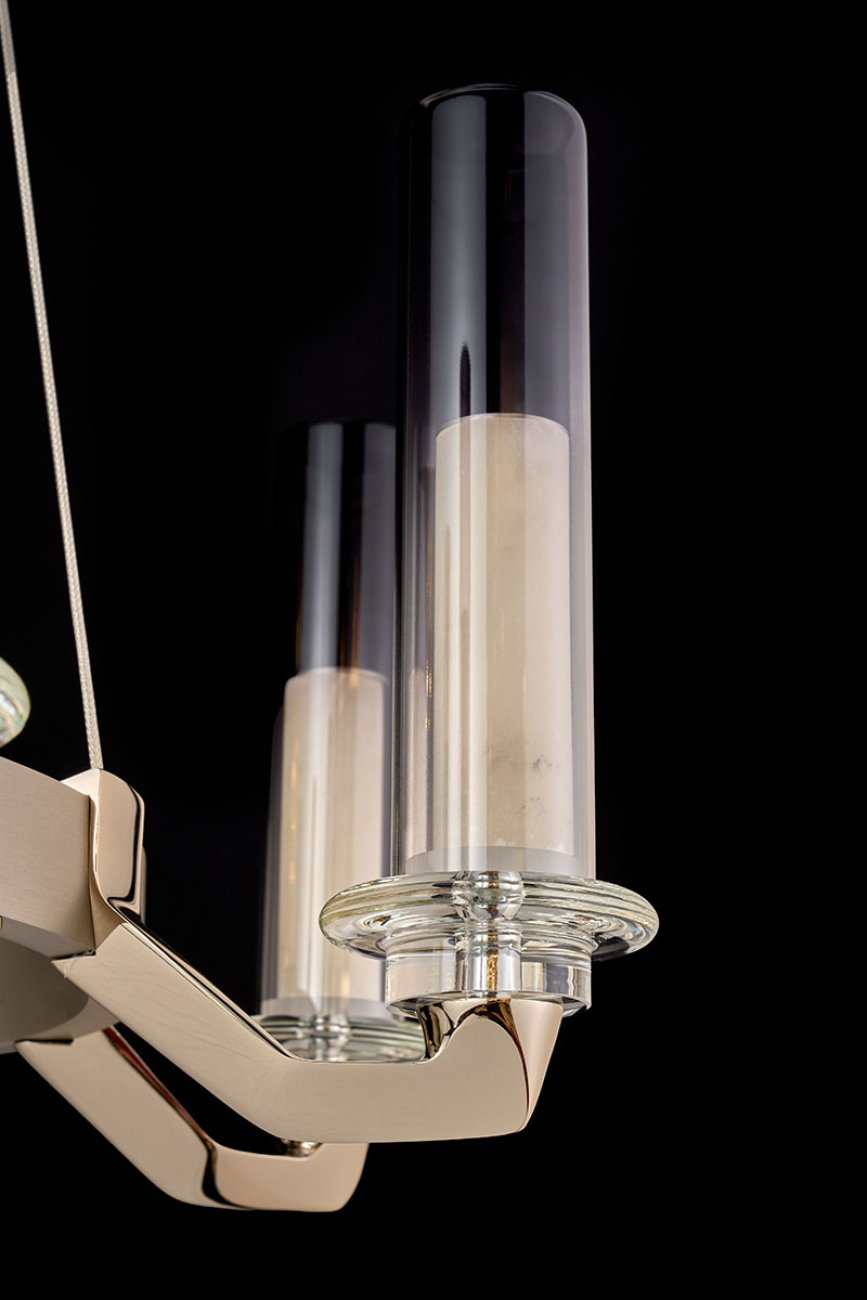 Подвесная люстра alana le7907/8 chrome