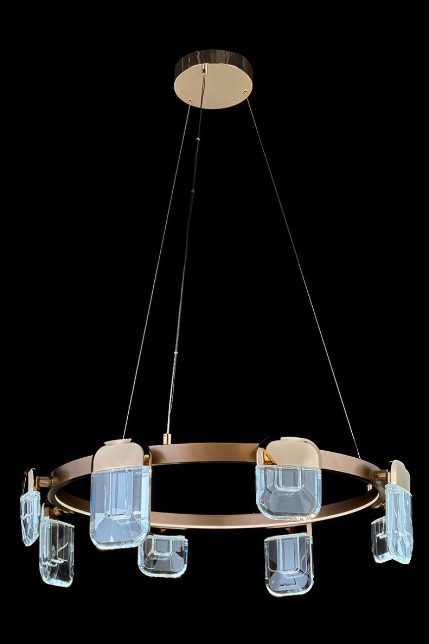 Подвесная люстра natali le7771/8 gold