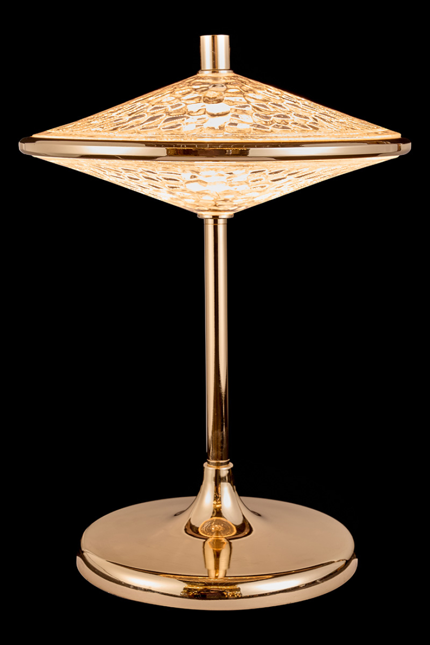 Настольная лампа chantale le3027/1t gd/tr