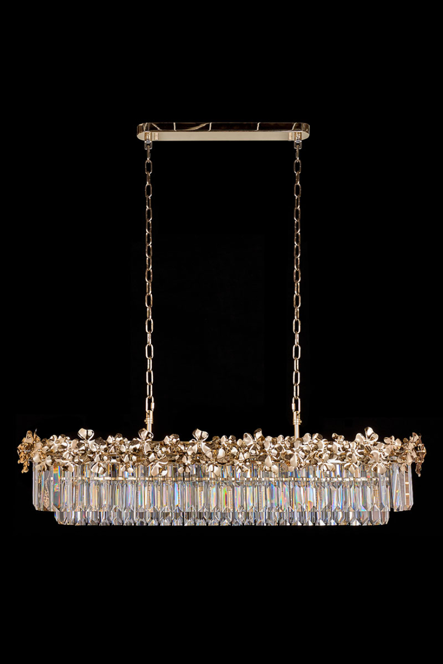 Подвесная люстра zara le3060/1200l gd