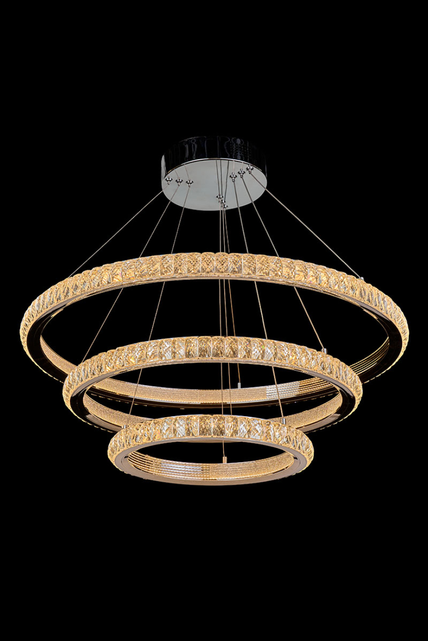 Подвесная люстра colisee le7718/800-3k chrome