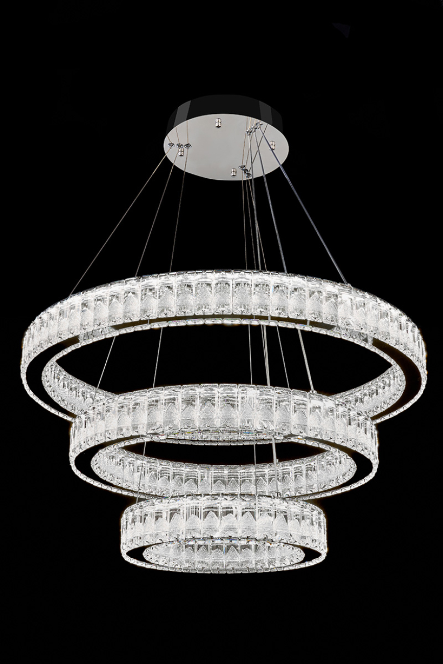 Подвесная люстра delaina le3012/800-3k ch