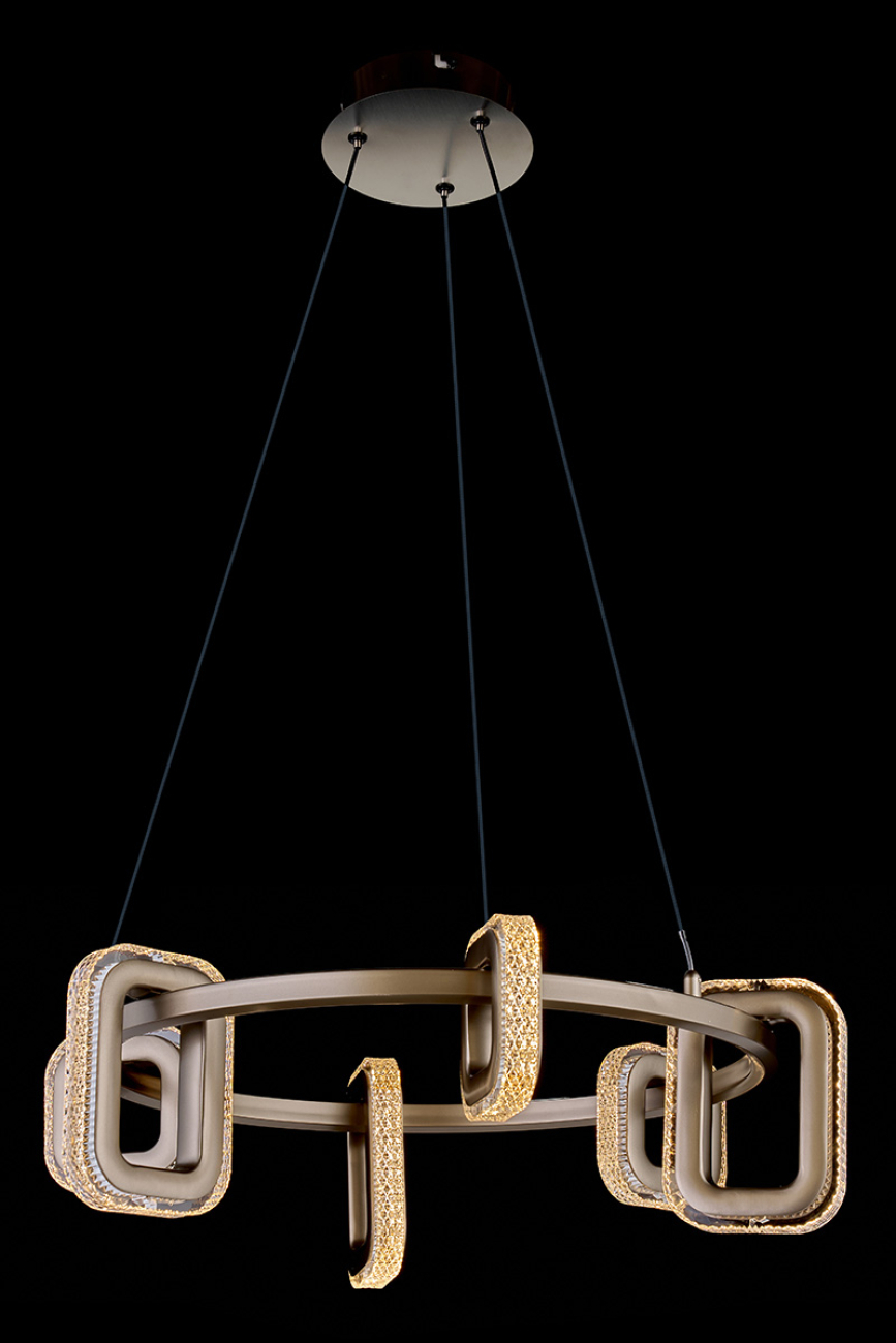 Подвесная люстра theona le7701/6 grey