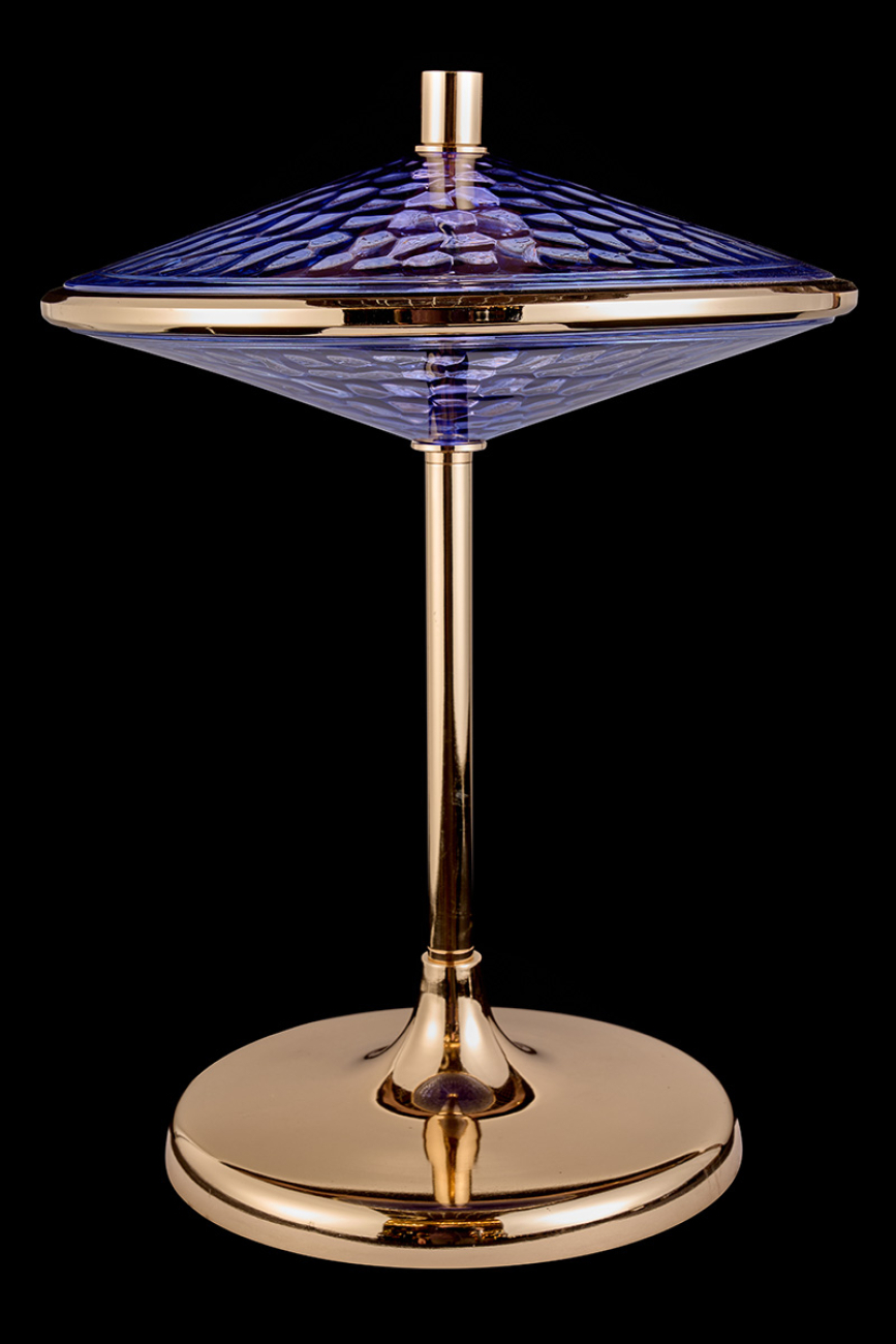 Настольная лампа chantale le3027/1t gd/bl