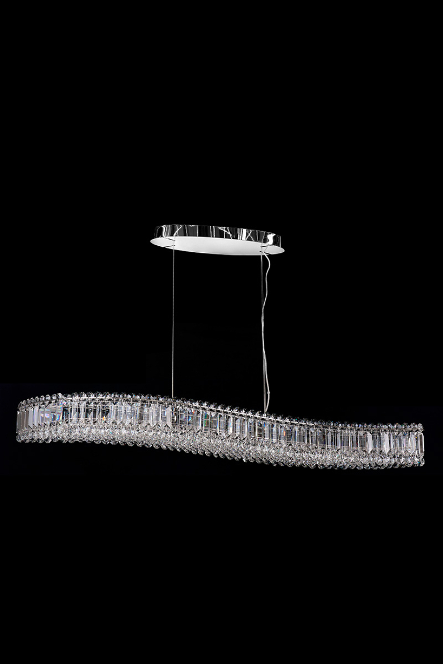 Подвесная люстра justine le3004/1200l ch