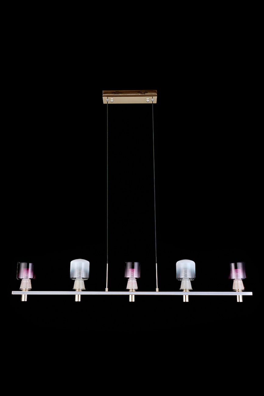 Подвесная люстра marie le7719/5l nickel