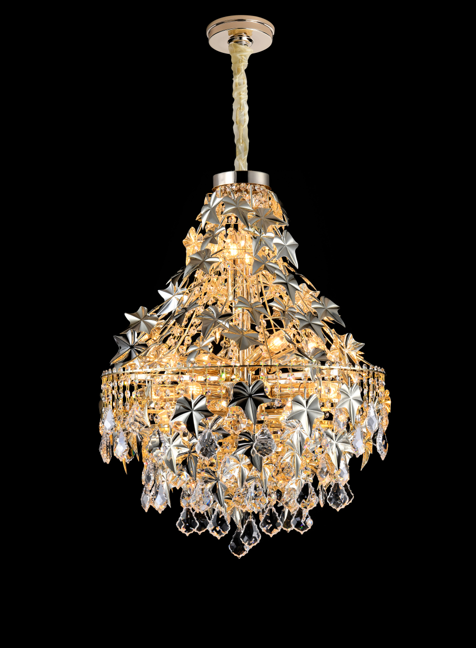 Подвесная люстра milena le3043/550 gd