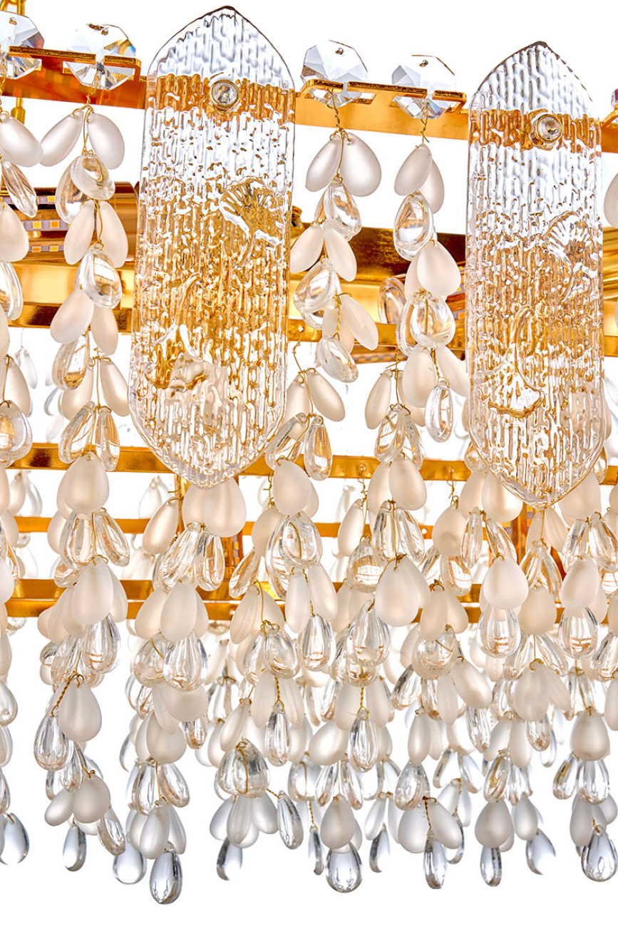 Подвесная люстра raisin le6855/600 gd