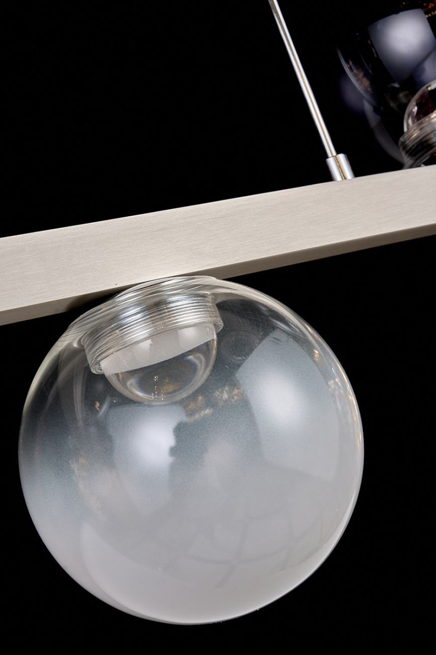 Подвесная люстра molecule le7723/1100l chrome