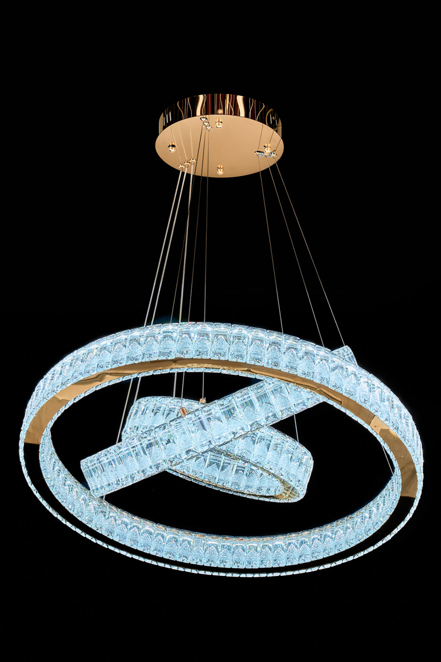 Подвесная люстра delaina le3012/800-3k gd