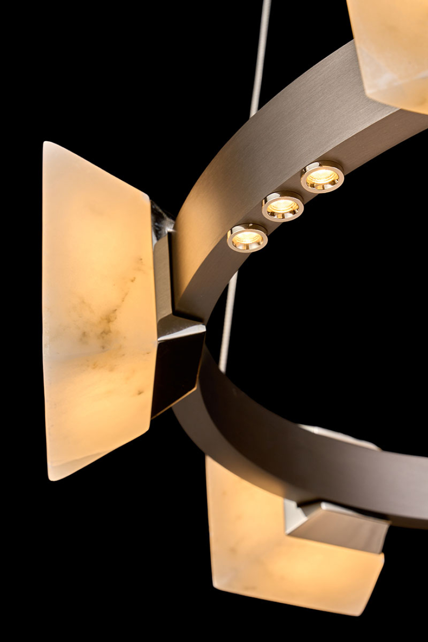 Подвесная люстра tina le7906/6 dark grey