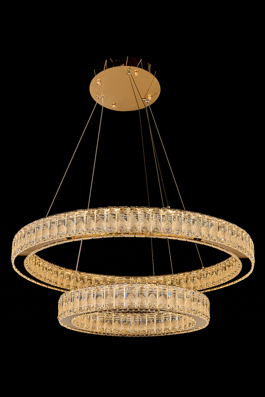 Подвесная люстра delaina le3012/800-2k gd