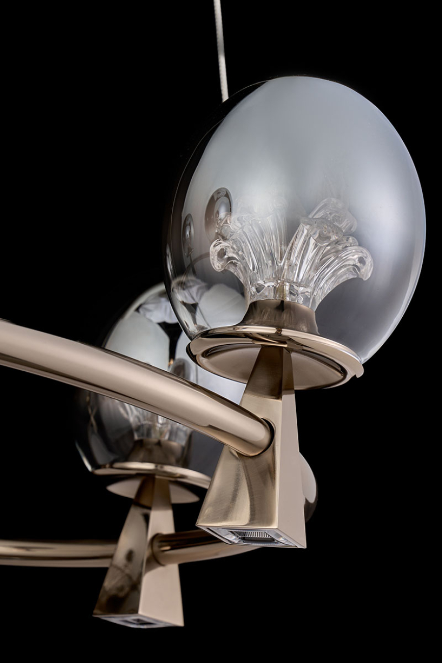 Подвесная люстра nancy le3053/820 gd