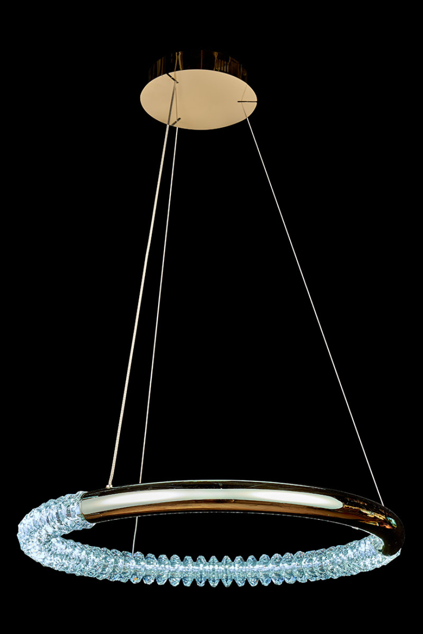 Подвесная люстра tesla le3064/600 gd