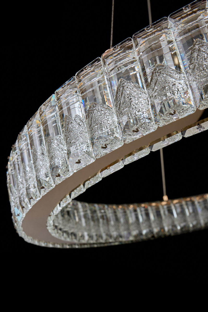 Подвесная люстра delaina le3012/800 gd