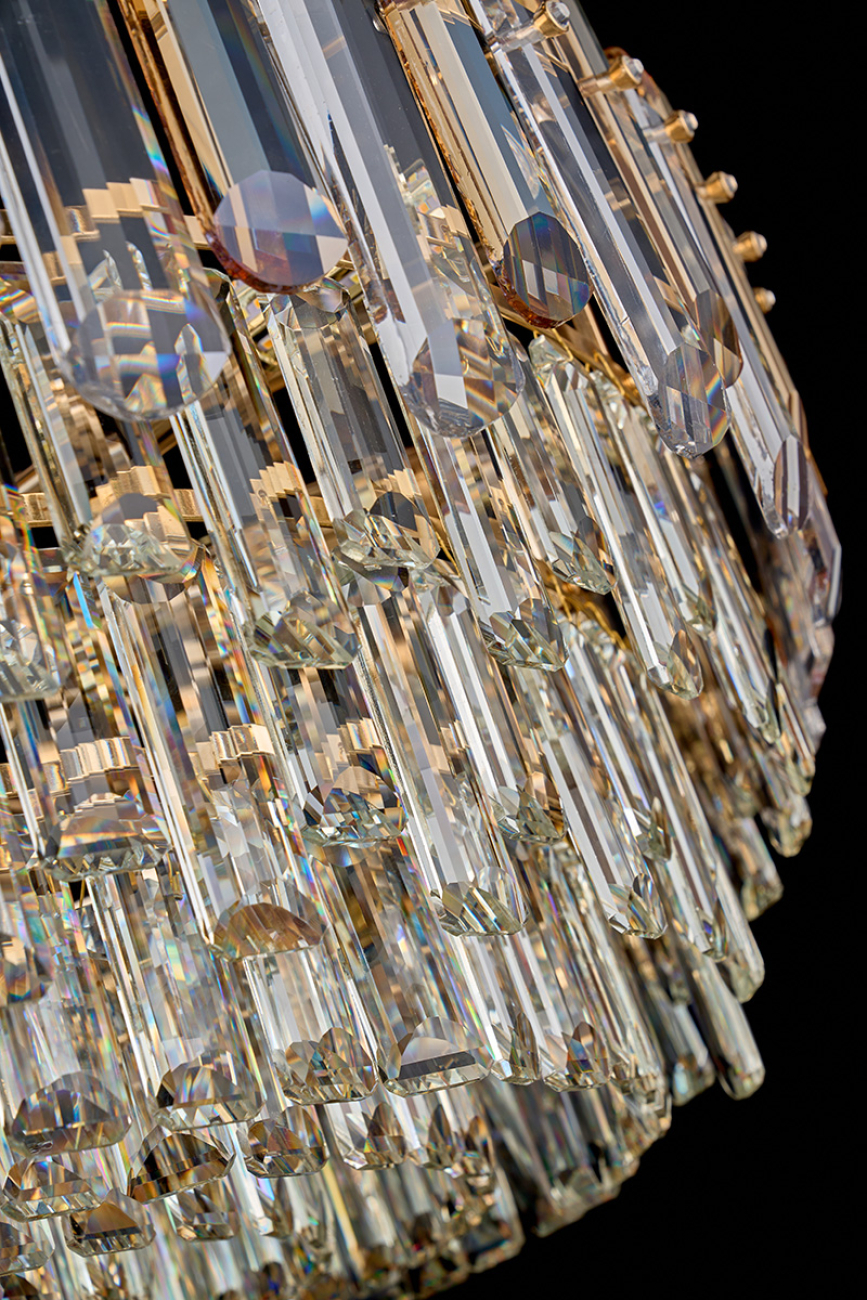 Подвесная люстра jacqueline le7161/800 gd/sh