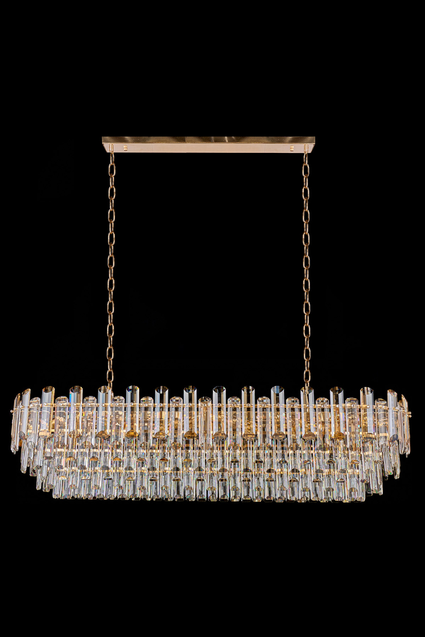 Подвесная люстра jacqueline le7161/1200l gd/sh