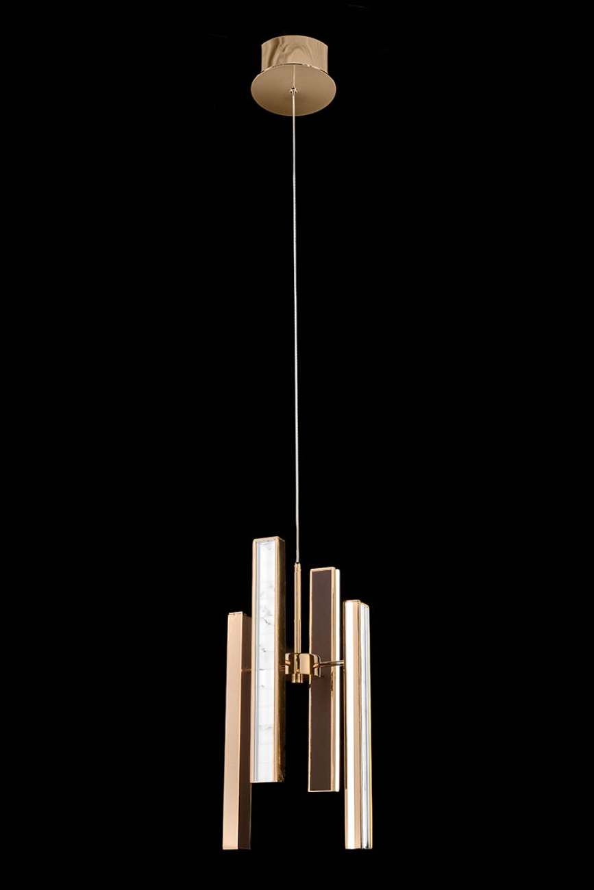 Подвесной светильник christine le7702/4s gold