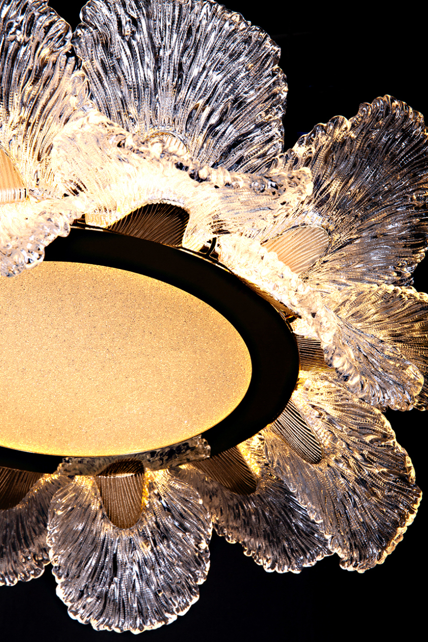 Потолочный светильник jardin le3032/620p gd/sh