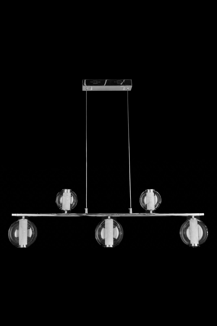 Подвесная люстра aurore le7703/5l chrome