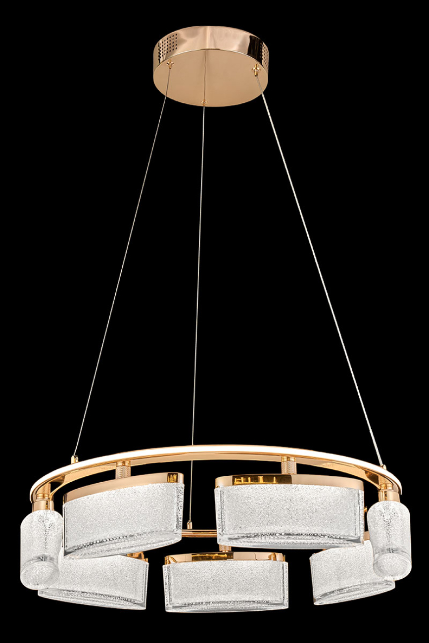Подвесная люстра indiana le7910/7 gold
