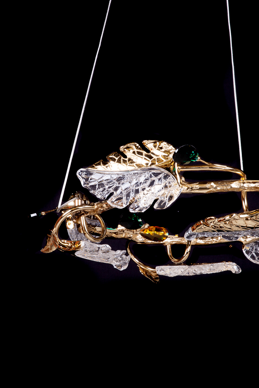 Подвесная люстра olivia le3037/600 gd