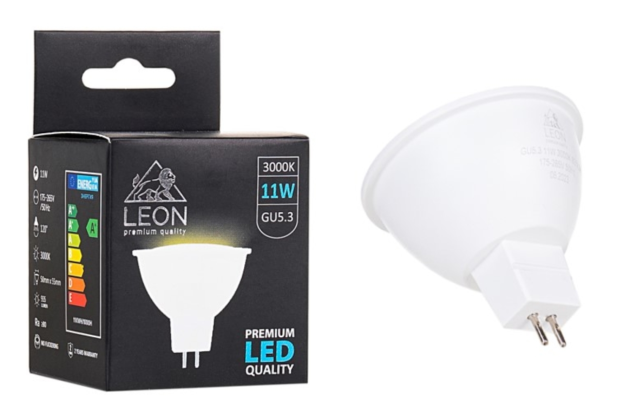 Светодиодная лампа leon le-mr16-11w-3000k