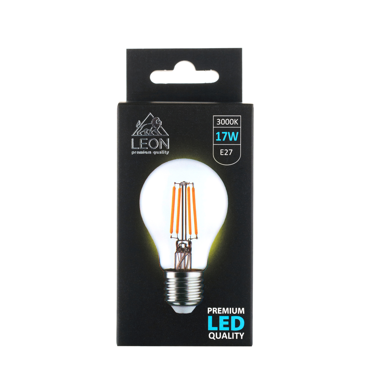 Светодиодная лампа leon le-a60-17w-3000k-e27/cl