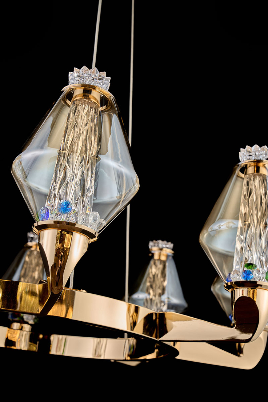 Подвесная люстра camille le3056/800 gd