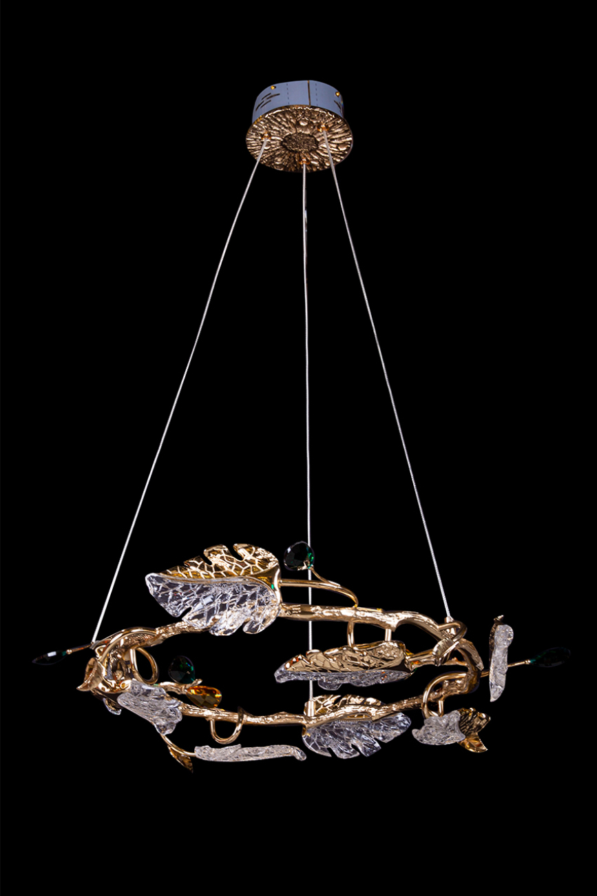 Подвесная люстра olivia le3037/600 gd