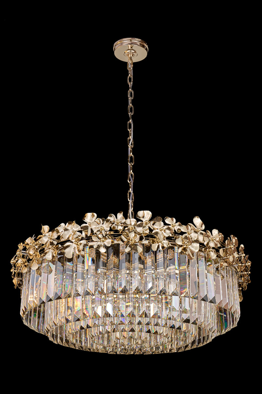 Подвесная люстра zara le3060/800 gd