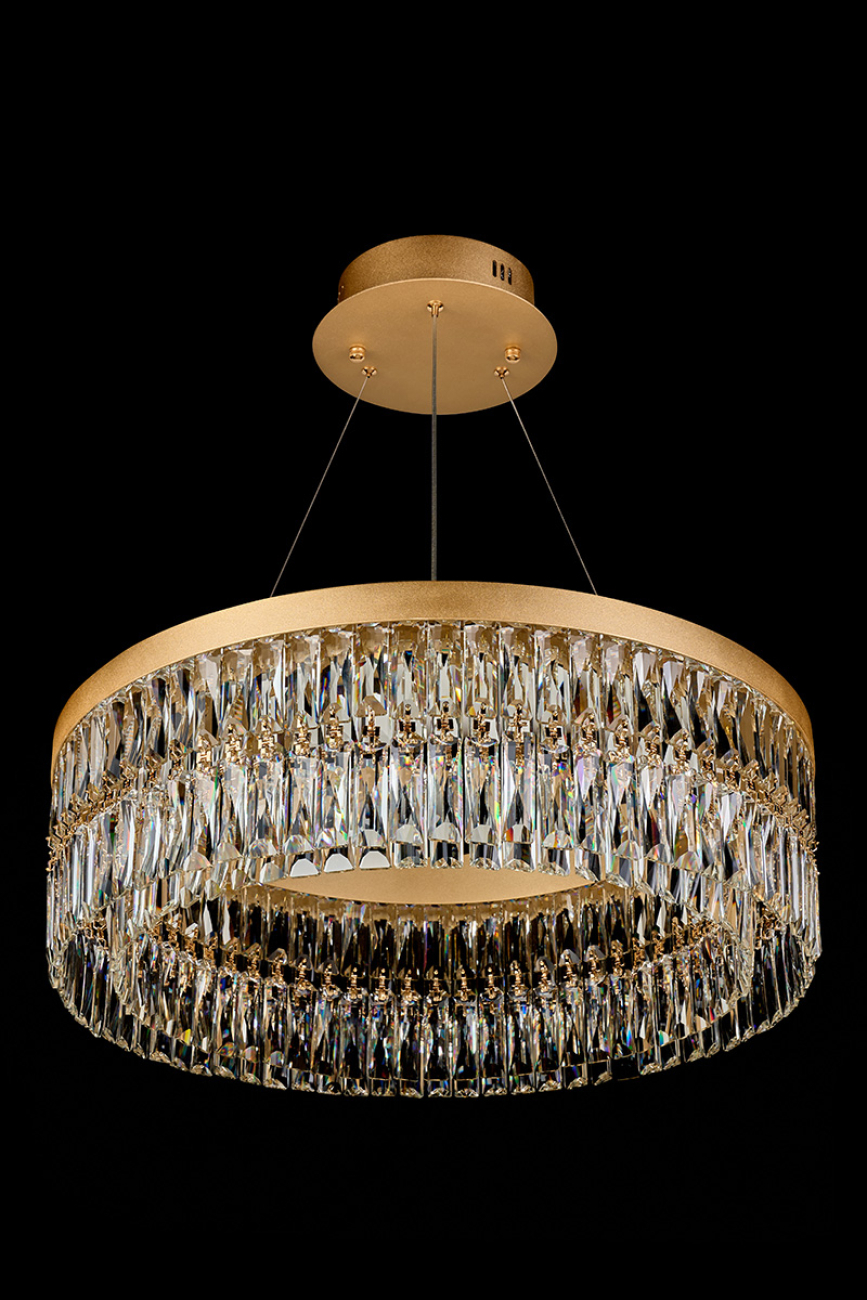 Подвесная люстра milana le3026/600 gd