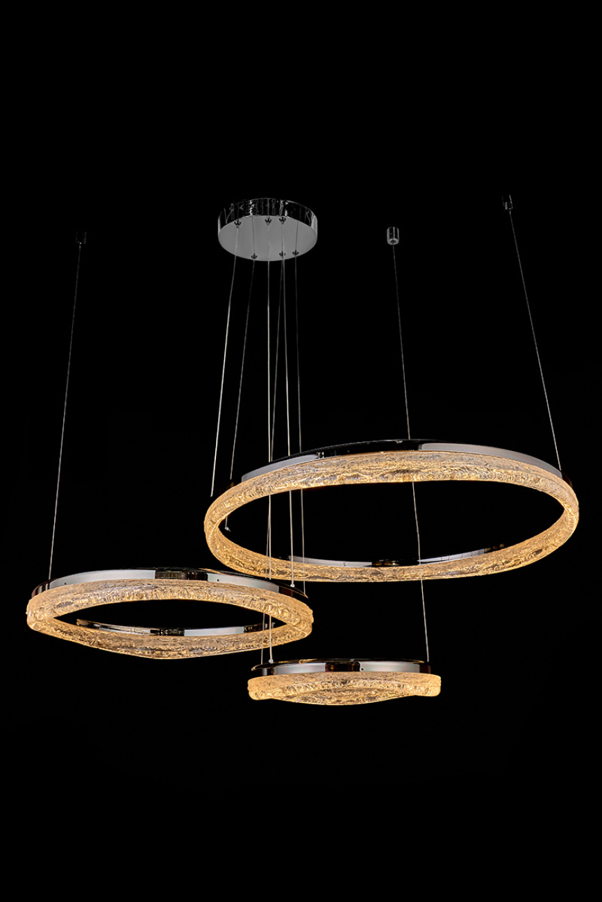 Подвесная люстра celeste le7768/800-3f black chrome